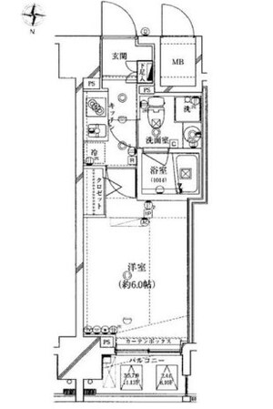 亀戸駅 徒歩7分 11階の物件間取画像